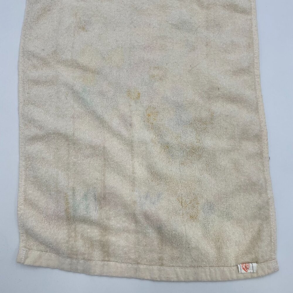 Vintage Chinese Hand Towel‎ Fairy Bear Animal I Love You Cute Twee Whimsy Kitsch - Picture 8 of 8